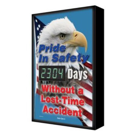 Accuform BACKLIT DIGIDAY 3 ELECTRONIC SCF304 SCF304